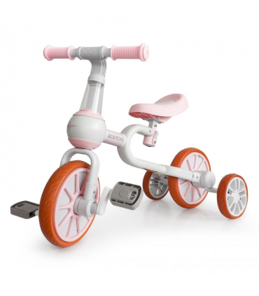 4 u 1 bicikl za ravnotežu Ecotoys® - pink - BESPLATNA DOSTAVA