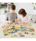 Set of wooden puzzles - 6 in 1